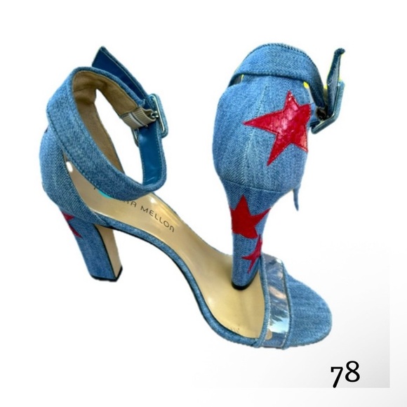 Tamara Mellon Woman’s Sandals Blue Size 7.5 - Picture 11 of 11